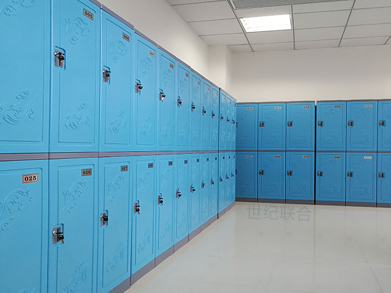 解決方案：二層柜石墨藍+機械鎖