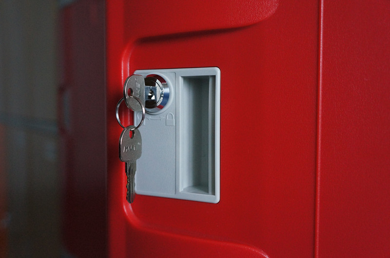 塑料更衣柜標(biāo)配機械鑰匙鎖-OK234塑料更衣柜