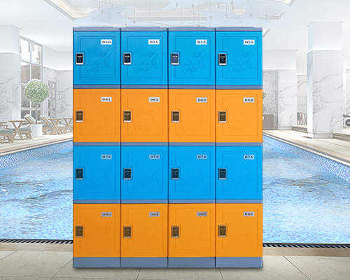 四層塑料更衣柜儲(chǔ)物柜